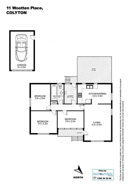 Floorplan of Homely house listing, 11 Wootten Street, Colyton NSW 2760