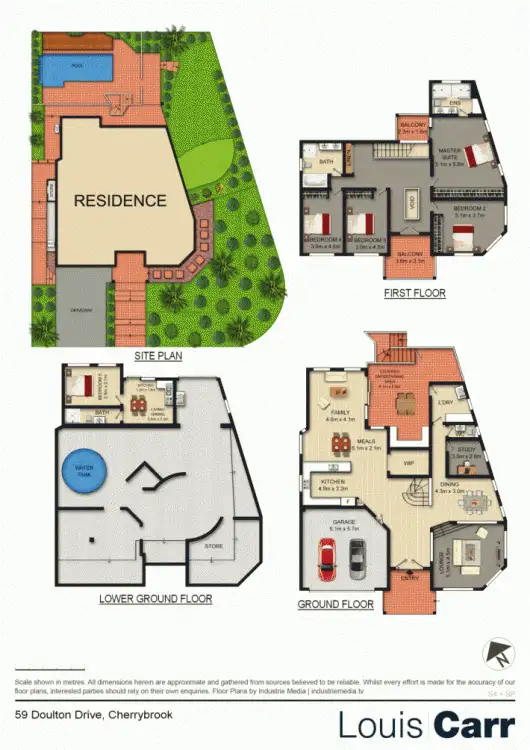 Floorplan of Homely house listing, 59 Doulton Drive, Cherrybrook NSW 2126