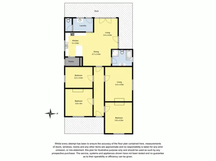 Floorplan of Homely house listing, 3 Campbell Street, Colac VIC 3250