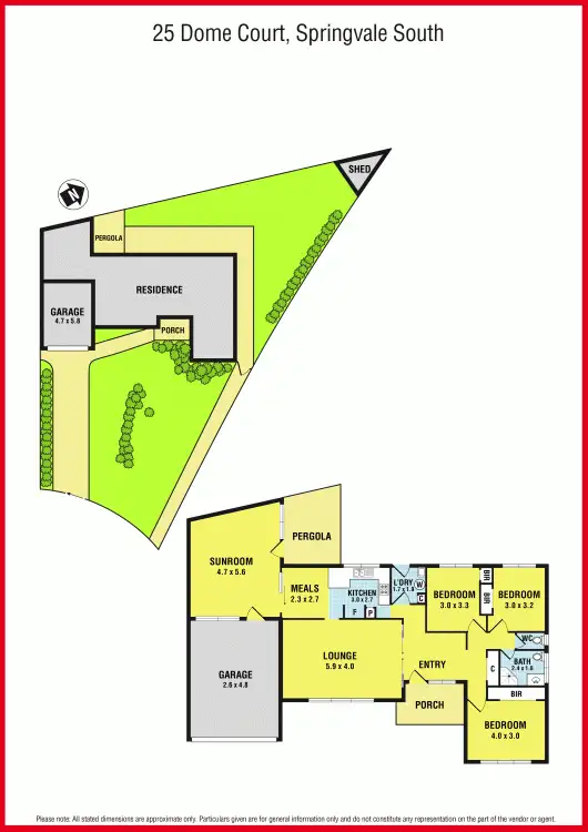Floorplan of Homely house listing, 25 Dome Court, Springvale South VIC 3172
