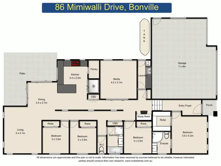 Floorplan of Homely house listing, 86 Mimiwali Drive, Bonville NSW 2450