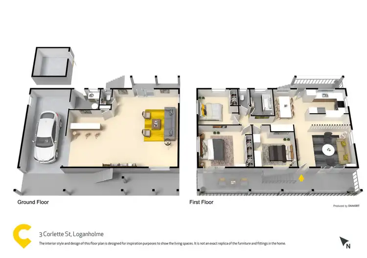 Floorplan of Homely house listing, 3 Corlette Street, Loganholme QLD 4129