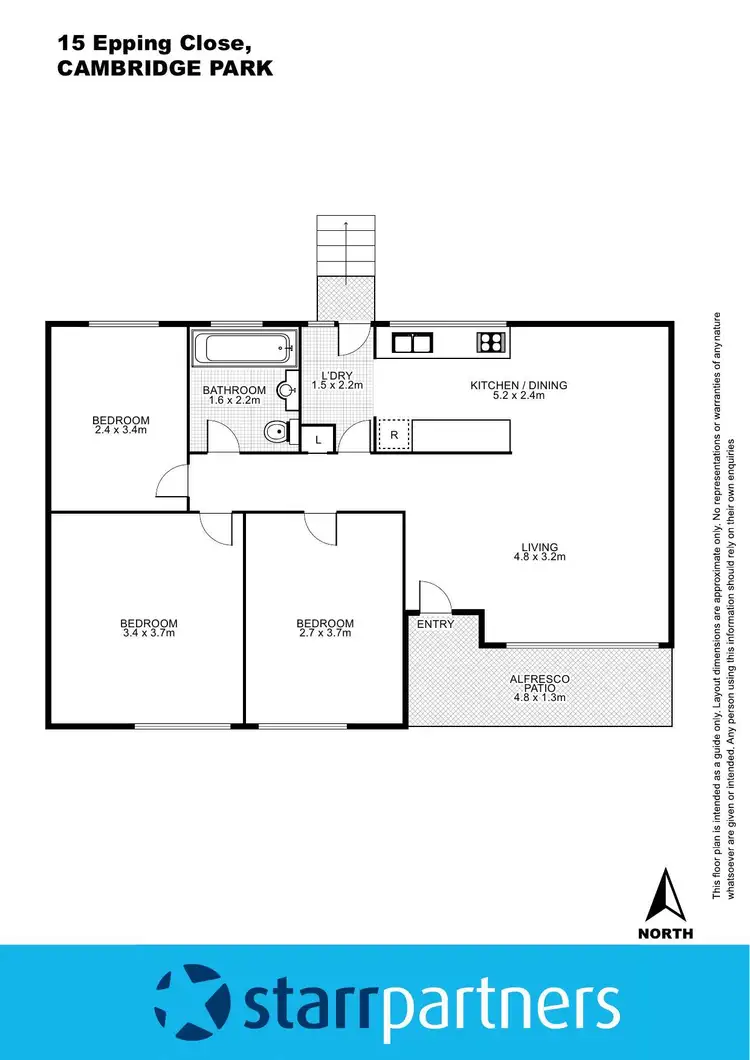 Floorplan of Homely house listing, 15 Epping Close, Cambridge Park NSW 2747
