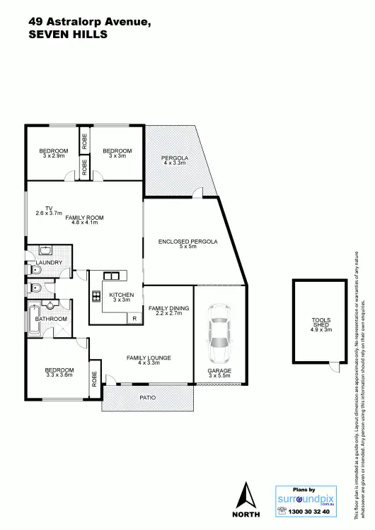 Floorplan of Homely house listing, 49 Australorp Avenue, Seven Hills NSW 2147