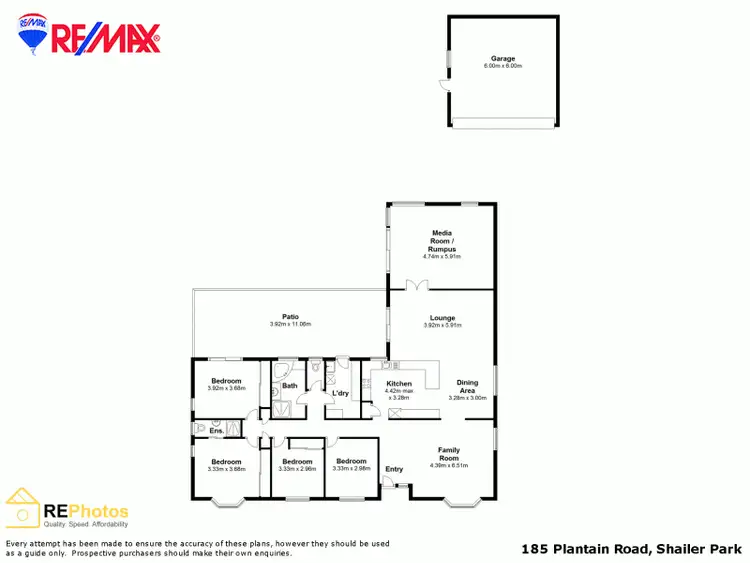 Floorplan of Homely house listing, 185 Plantain Road, Shailer Park QLD 4128