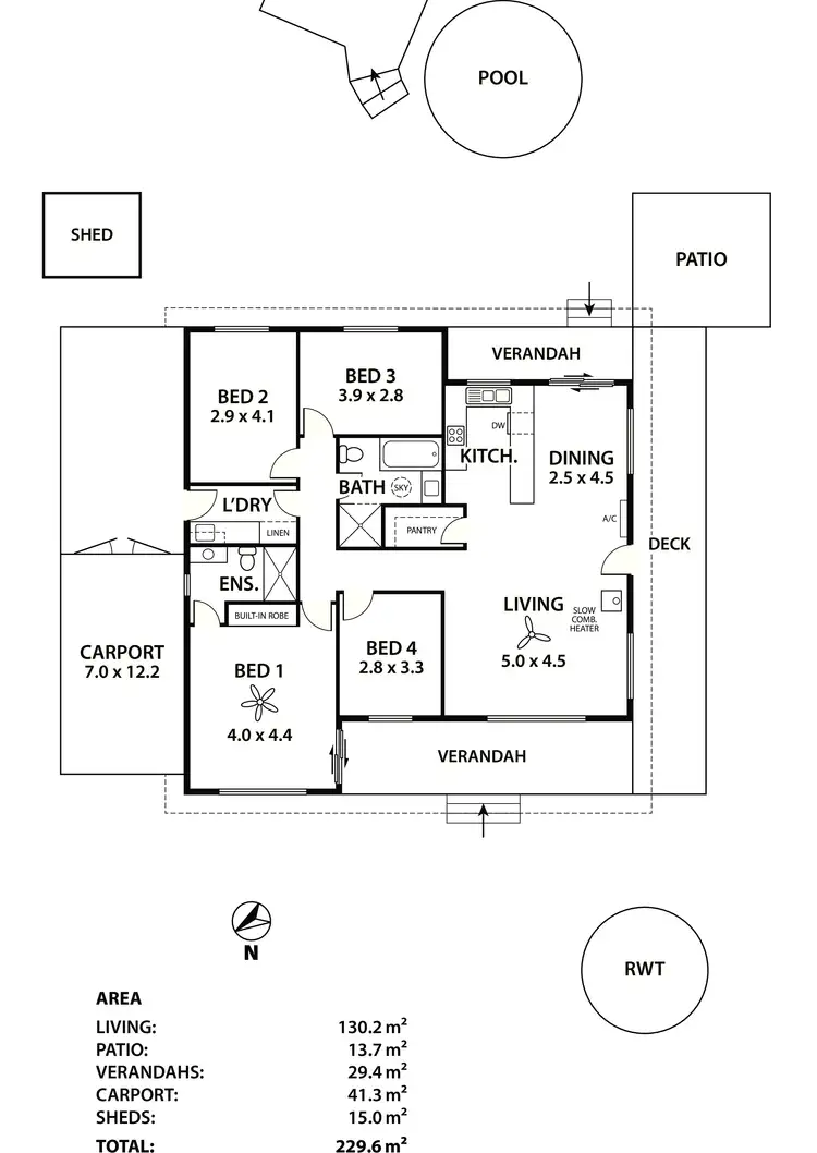 Floorplan of Homely house listing, 8b Parin Street, Macclesfield SA 5153