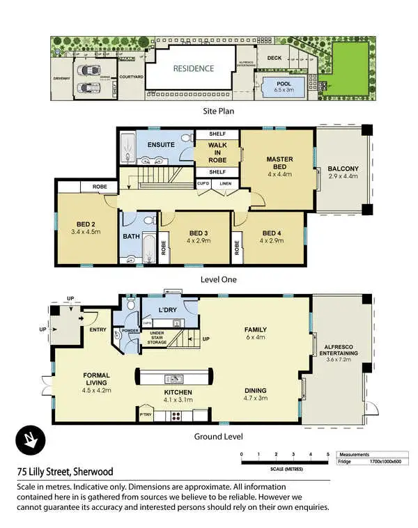 Floorplan of Homely house listing, 75 Lilly Street, Sherwood QLD 4075