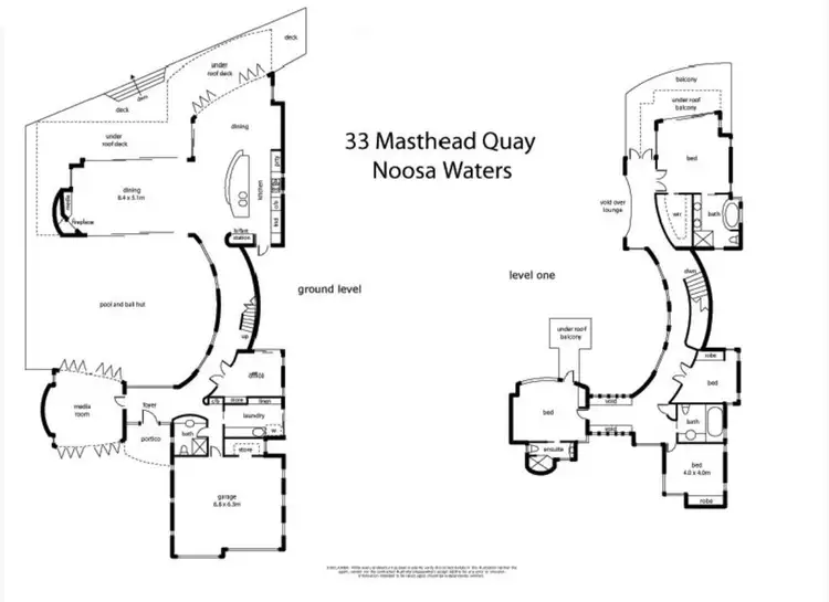 Floorplan of Homely house listing, 33 Masthead Quay, Noosa Waters QLD 4566