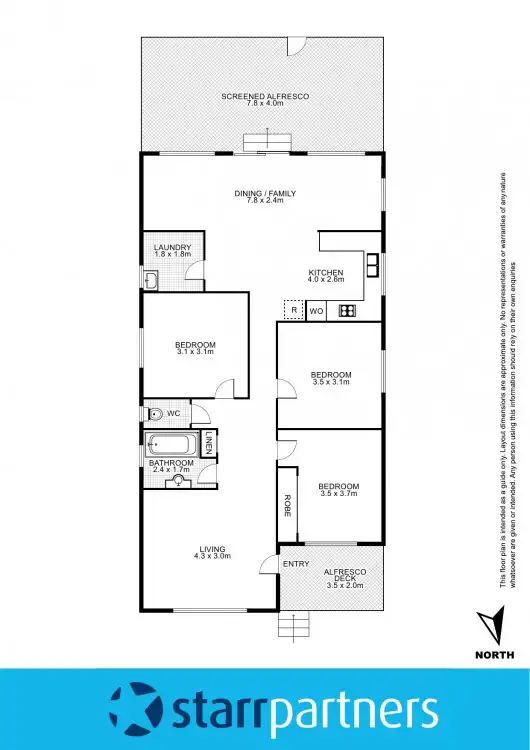Floorplan of Homely house listing, 4 Whitcroft Place, Oxley Park NSW 2760