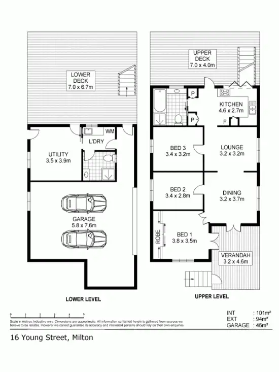 Floorplan of Homely house listing, 16 Young Street, Milton QLD 4064