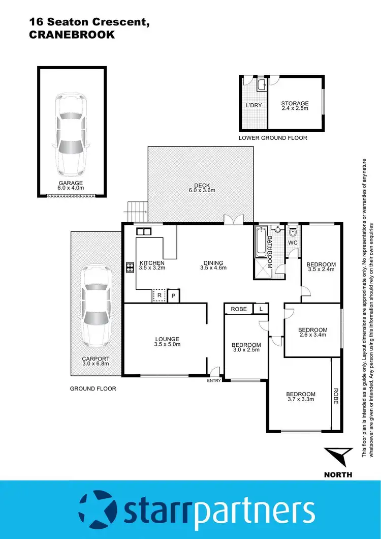 Floorplan of Homely house listing, 16 Seaton Crescent, Cranebrook NSW 2749