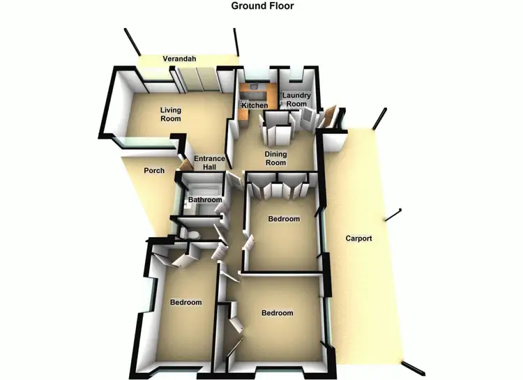 Floorplan of Homely house listing, 7 Gizerah Street, Mitchelton QLD 4053
