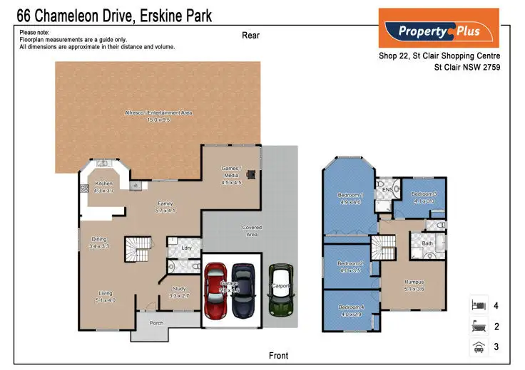 Floorplan of Homely rural property listing, 66 Chameleon Drive, Erskine Park NSW 2759