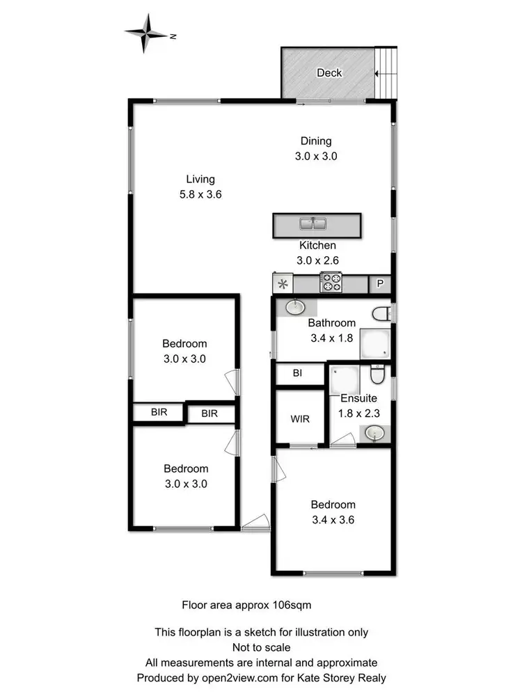 Floorplan of Homely house listing, 1 Bedstone Road, Oakdowns TAS 7019