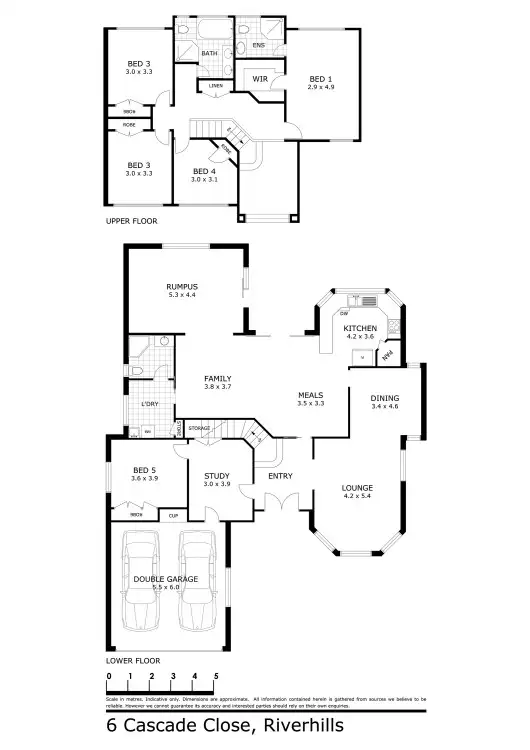 Floorplan of Homely house listing, 6 Cascade Close, Riverhills QLD 4074