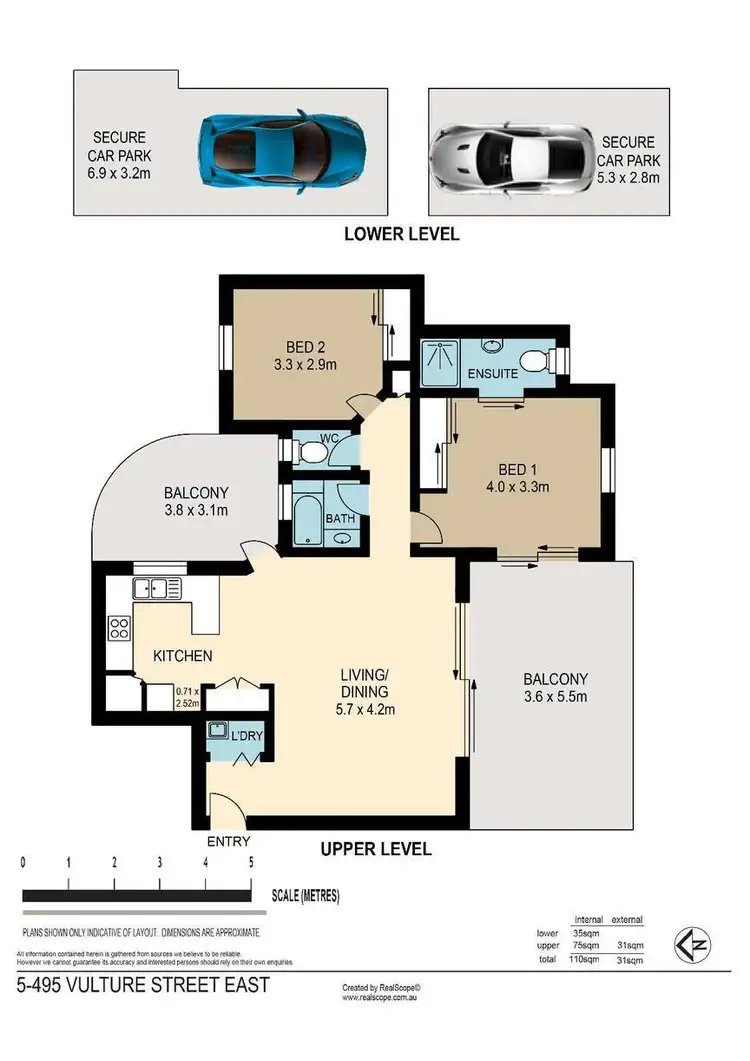 Floorplan of Homely apartment listing, 5/495 Vulture Street East, East Brisbane QLD 4169