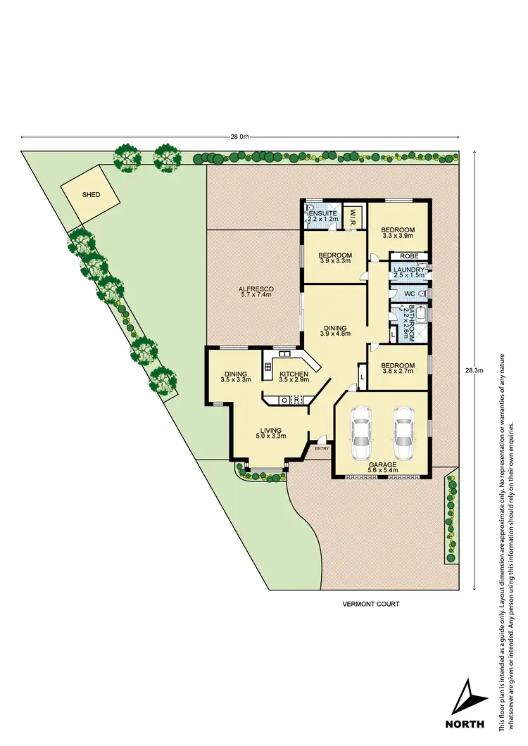 Floorplan of Homely house listing, 17 Vermont Court, Seven Hills NSW 2147