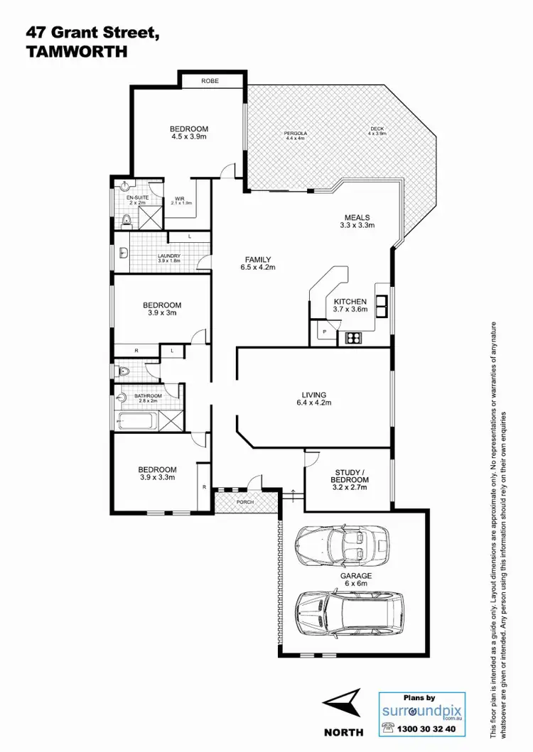 Floorplan of Homely house listing, 47 Grant Street, Tamworth NSW 2340