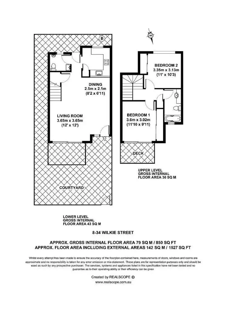 Floorplan of Homely unit listing, 8/34 Wilkie Street, Yeerongpilly QLD 4105