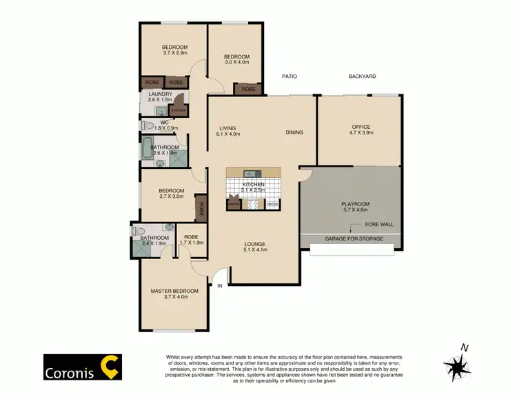 Floorplan of Homely house listing, 48 Griffen Place, Crestmead QLD 4132