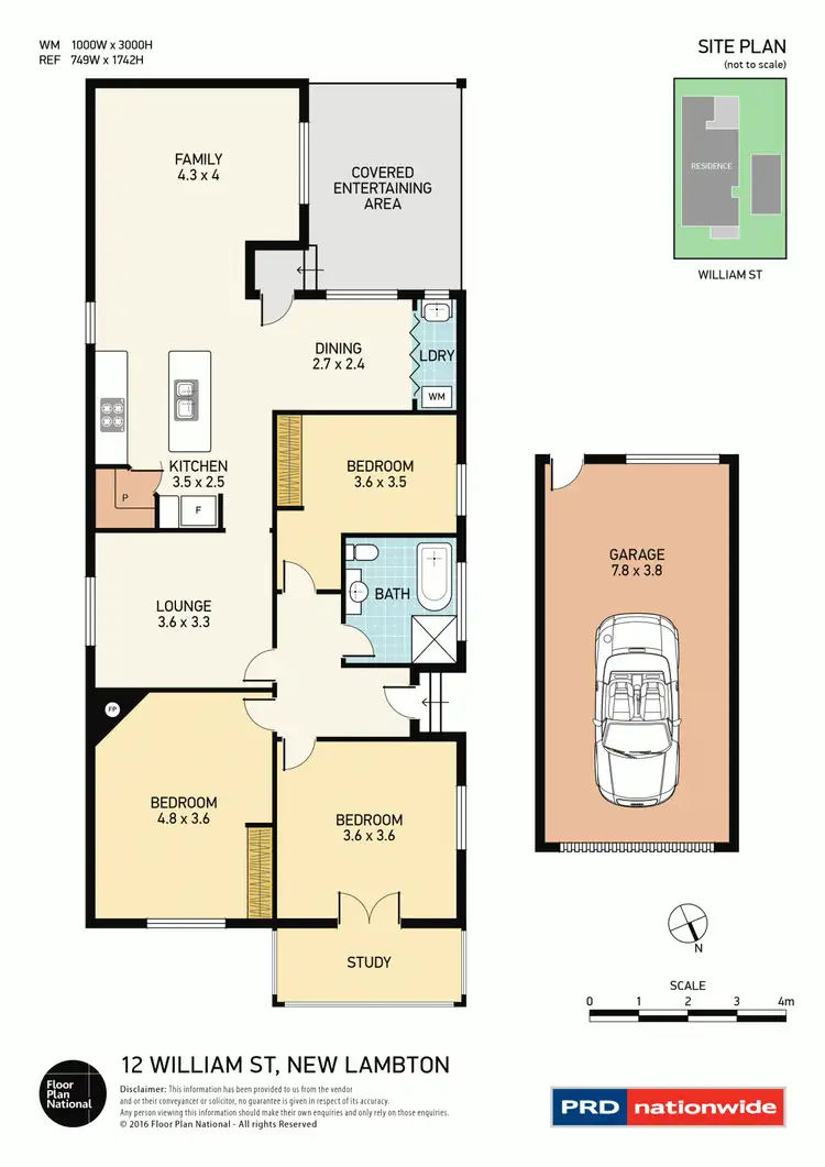 Floorplan of Homely house listing, 12 William Street, New Lambton NSW 2305