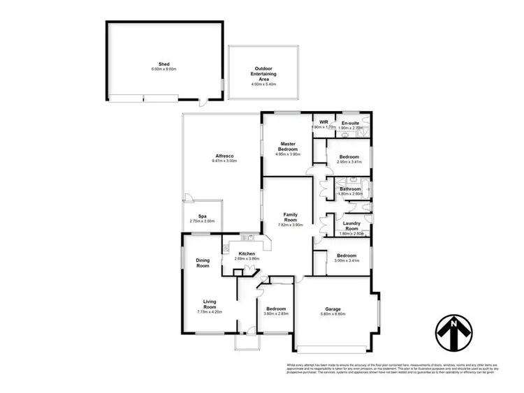 Floorplan of Homely house listing, 3 Yandina Place, Deception Bay QLD 4508
