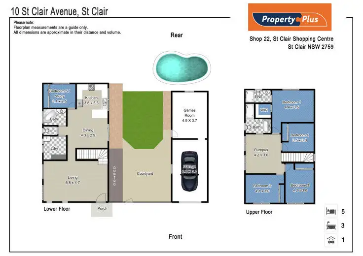 Floorplan of Homely house listing, 10 St Clair Avenue, St Clair NSW 2759