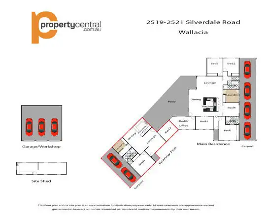 Floorplan of Homely house listing, 2519-2521 Silverdale Road, Wallacia NSW 2745
