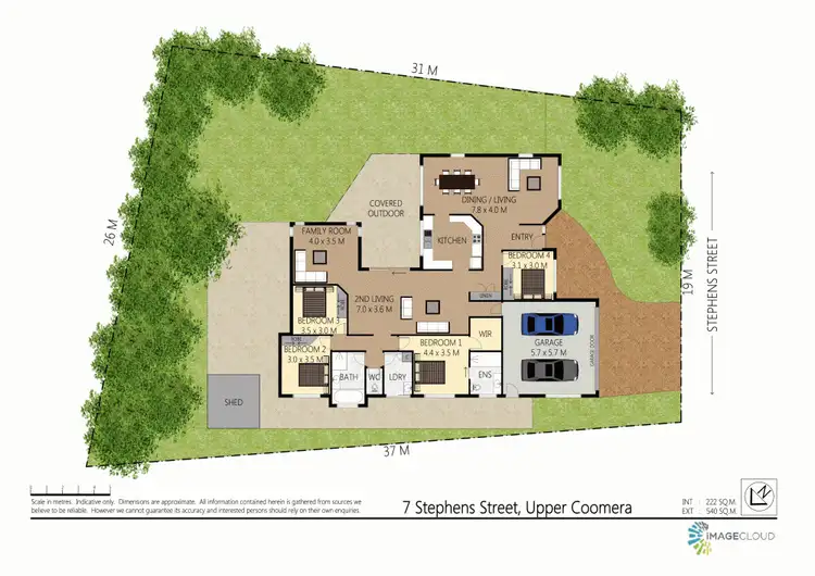 Floorplan of Homely house listing, 7 Stephens Street, Upper Coomera QLD 4209