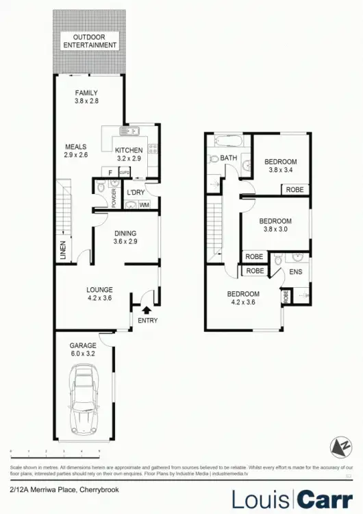 Floorplan of Homely house listing, 2/12a Merriwa Place, Cherrybrook NSW 2126