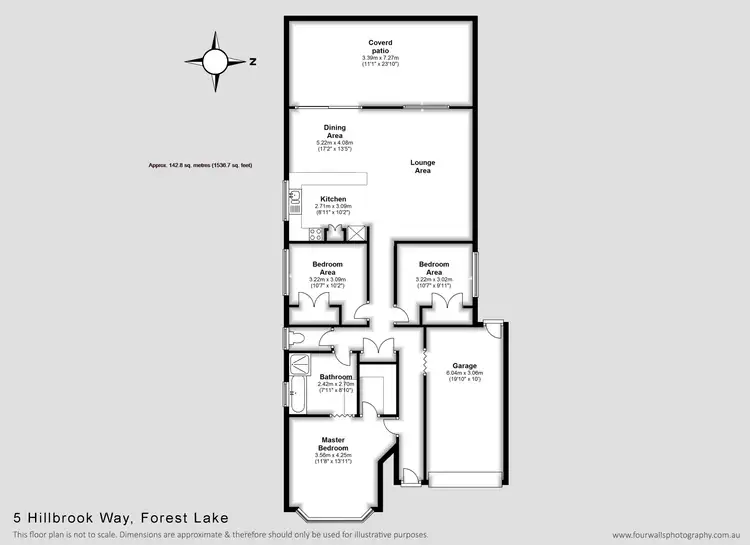 Floorplan of Homely house listing, 5 Hillbrook Way, Forest Lake QLD 4078