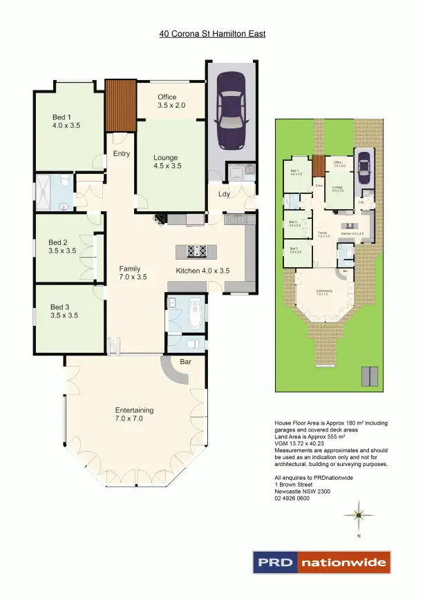 Floorplan of Homely house listing, 40 Corona Street, Hamilton East NSW 2303