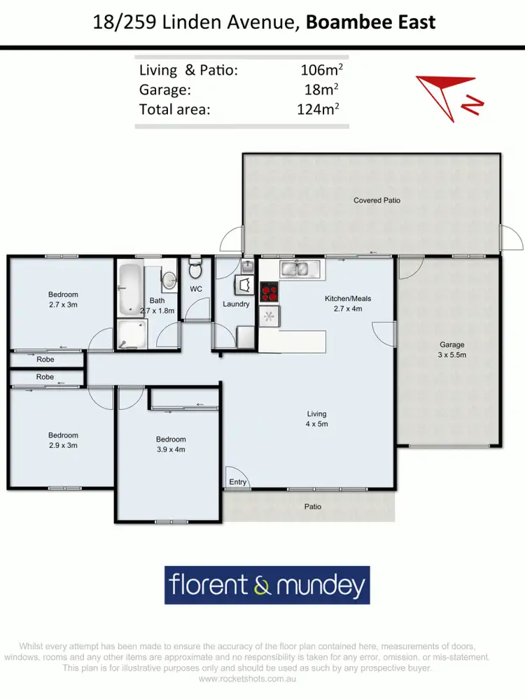 Floorplan of Homely villa listing, 18/259 Linden Ave, Boambee East NSW 2452