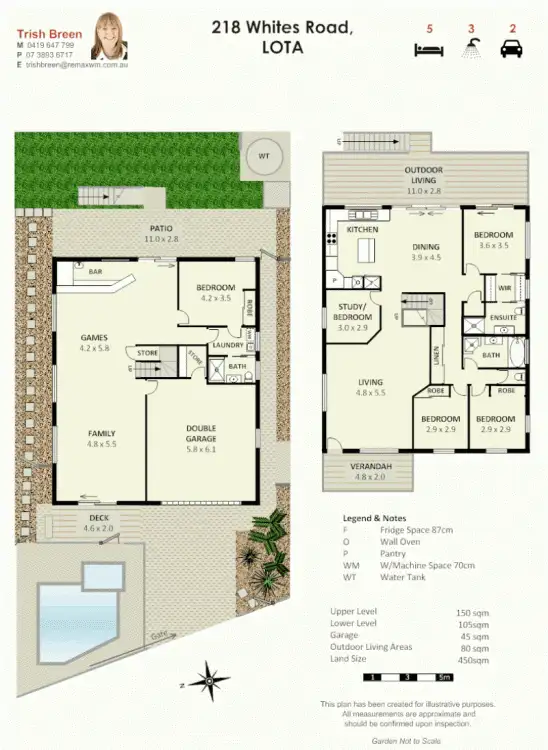 Floorplan of Homely house listing, 218 Whites Rd, Lota QLD 4179