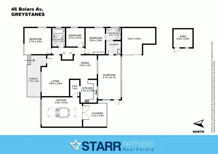 Floorplan of Homely house listing, 46 Bolaro Avenue, Greystanes NSW 2145