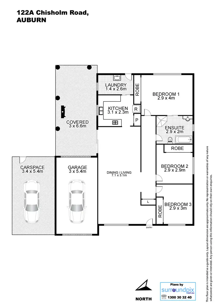 Floorplan of Homely house listing, 122A Chisholm Road, Auburn NSW 2144