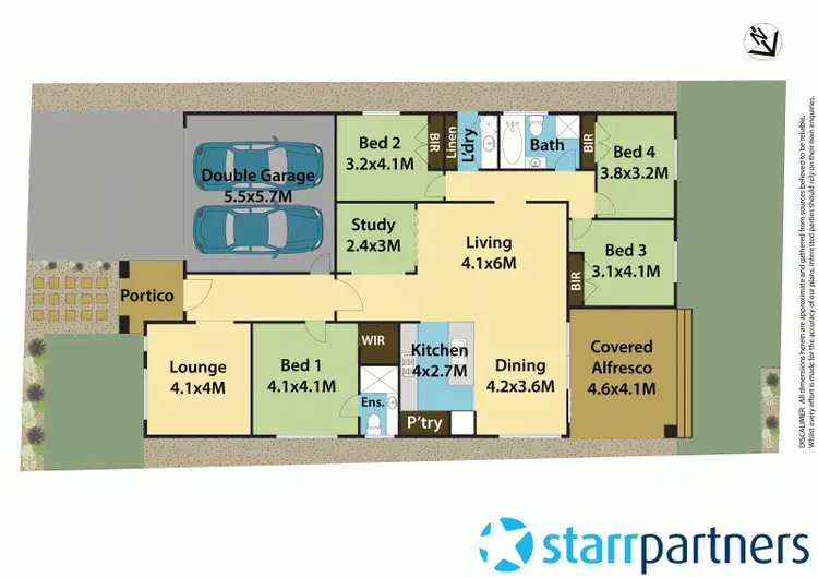 Floorplan of Homely house listing, 17 Fairfax Street, The Ponds NSW 2769
