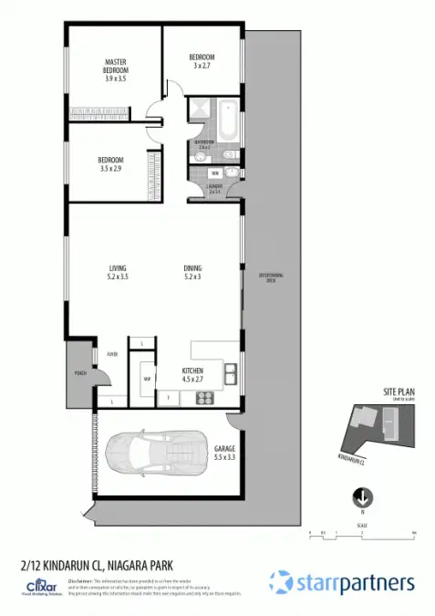 Floorplan of Homely house listing, 2/12 Kindarun Close, Niagara Park NSW 2250