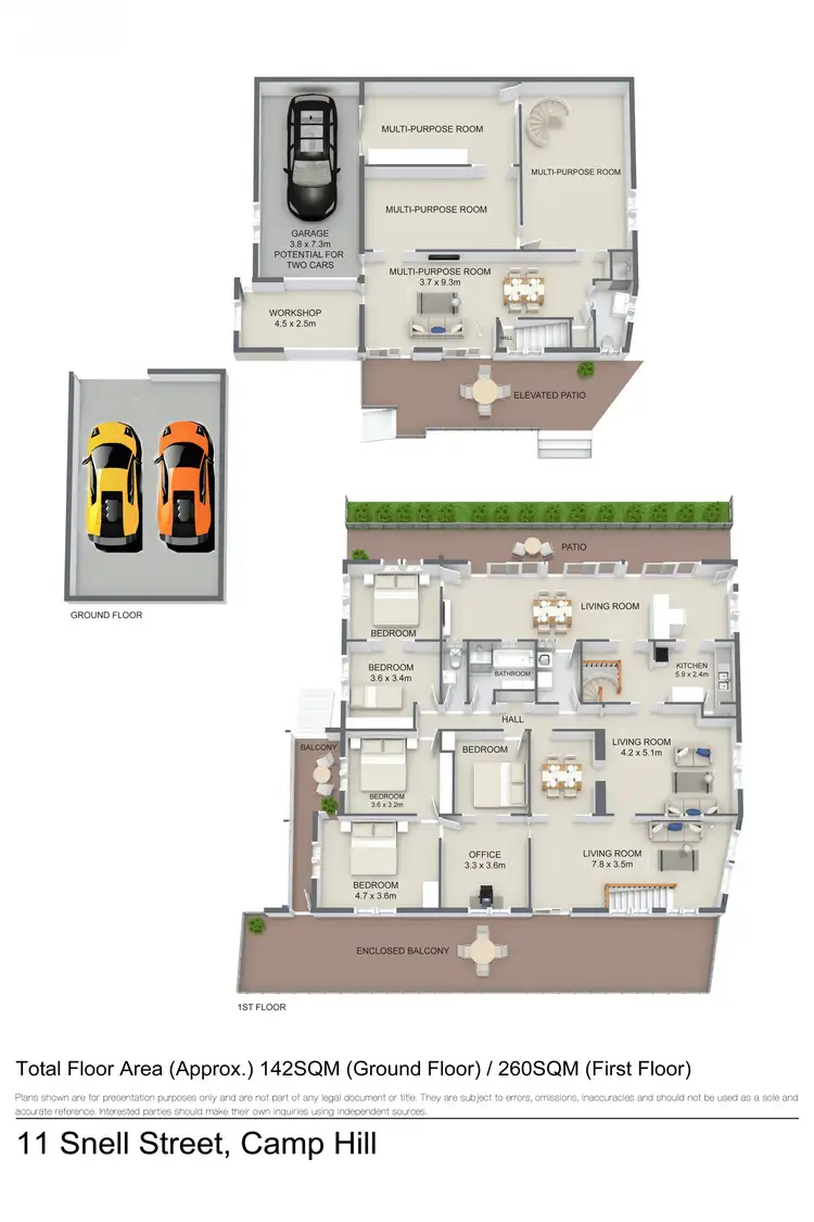 Floorplan of Homely house listing, 11 Snell Street, Camp Hill QLD 4152