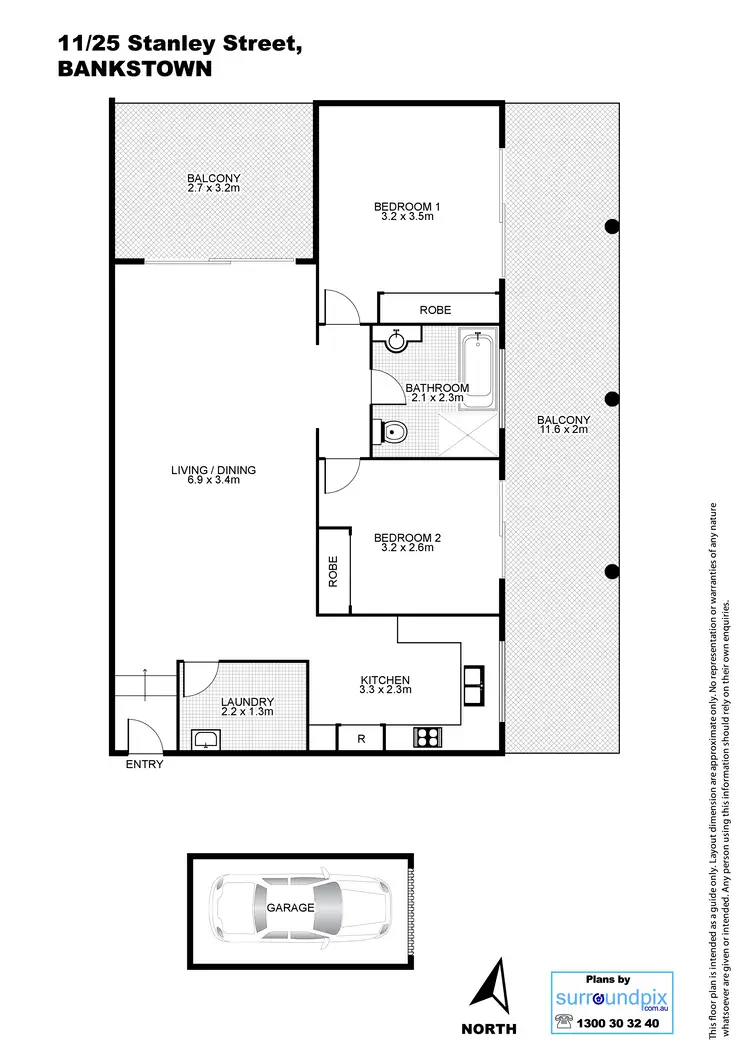 Floorplan of Homely unit listing, 11/25 Stanley Street, Bankstown NSW 2200