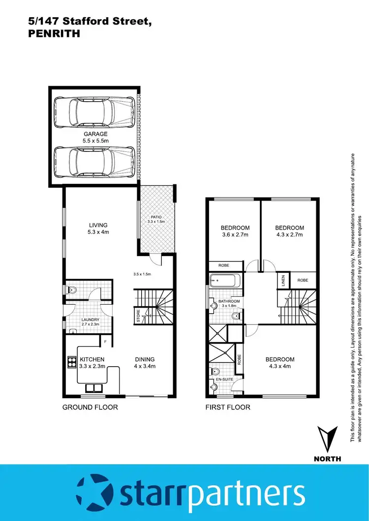 Floorplan of Homely house listing, 5/147 Stafford St, Penrith NSW 2750