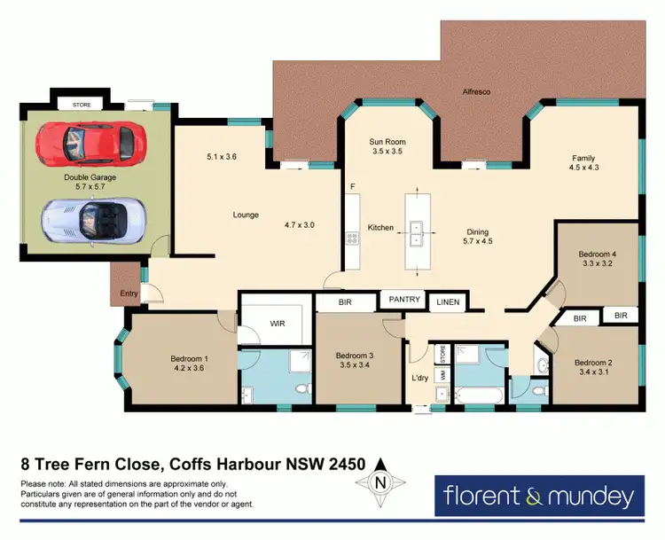 Floorplan of Homely house listing, 8 Tree Fern Close, Coffs Harbour NSW 2450