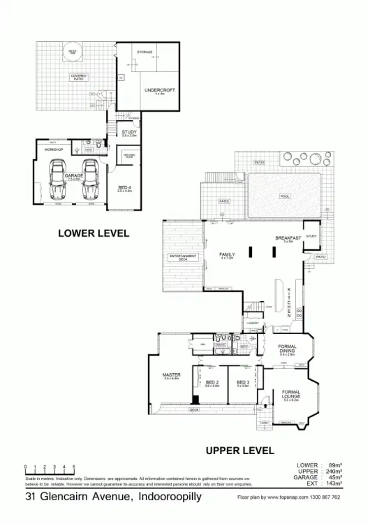 Floorplan of Homely house listing, 31 Glencairn Avenue, Indooroopilly QLD 4068