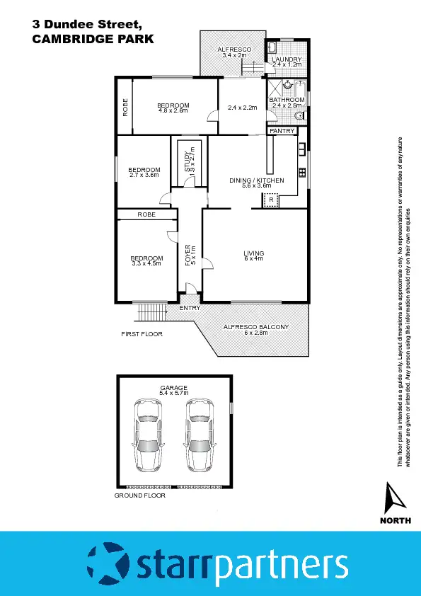 Floorplan of Homely house listing, 3 Dundee Street, Cambridge Park NSW 2747