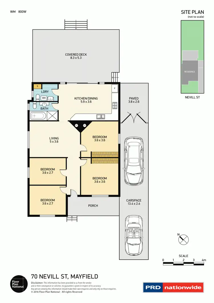 Floorplan of Homely house listing, 70 Nevill Street, Mayfield NSW 2304
