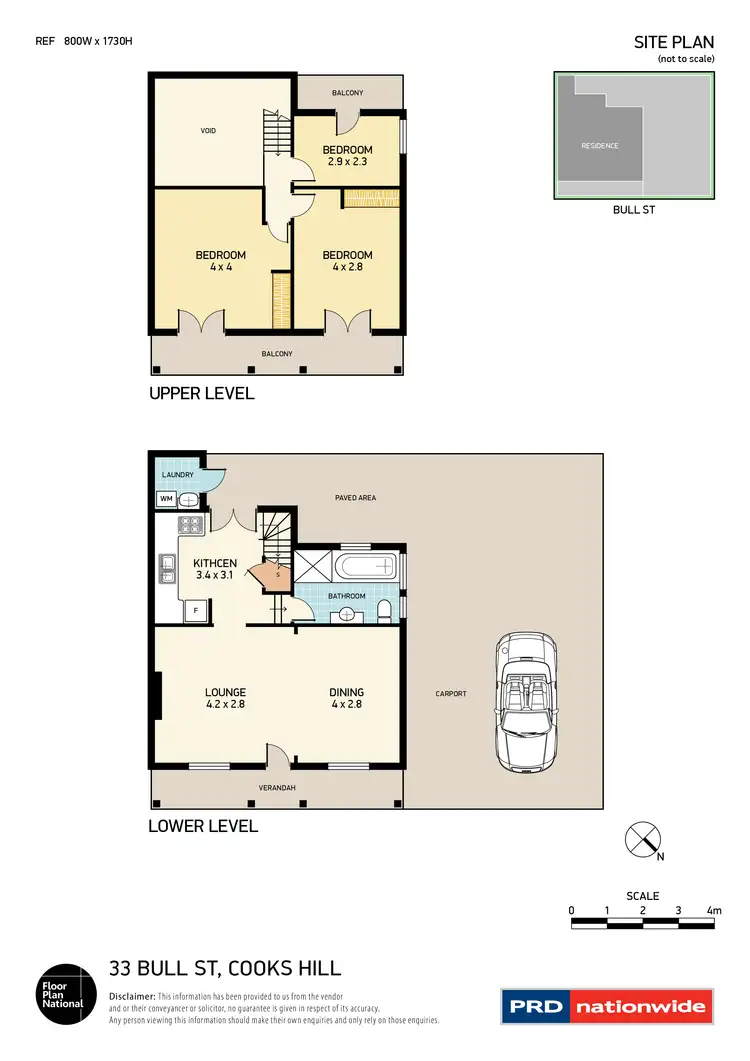 Floorplan of Homely house listing, 33 Bull Street, Cooks Hill NSW 2300