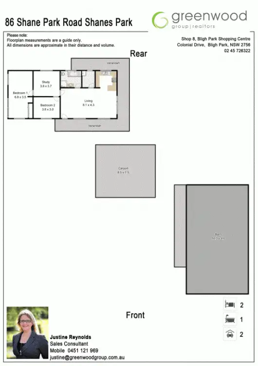 Floorplan of Homely rural property listing, 86 Shane Park Road, Shanes Park NSW 2747