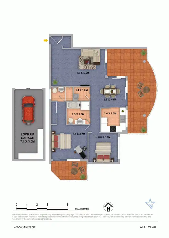 Floorplan of Homely unit listing, 4/3-5 Oakes Street, Westmead NSW 2145