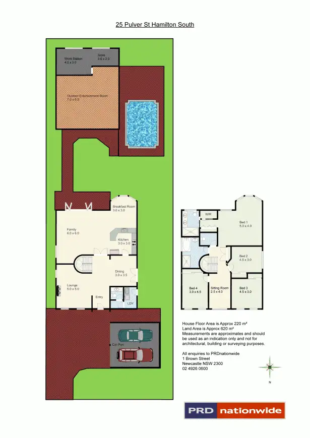 Floorplan of Homely house listing, 25 Pulver Street, Hamilton South NSW 2303
