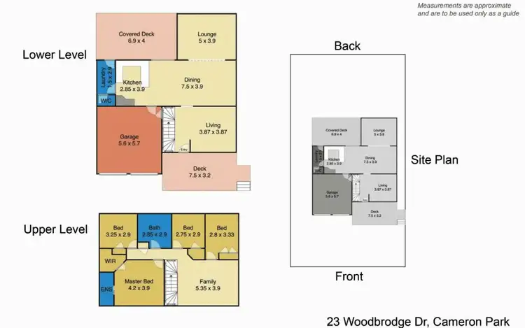 Floorplan of Homely house listing, 23 Woodbridge Drive, Cameron Park NSW 2285